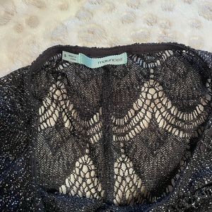 See-through shirt sparkly!